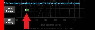 Hard RWY in meters.