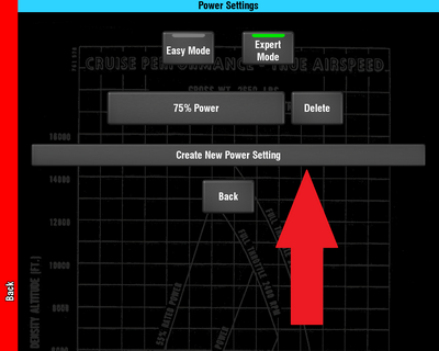 Create a new power setting.