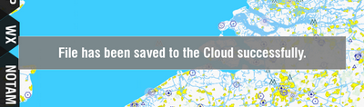 Saved to the Cloud.