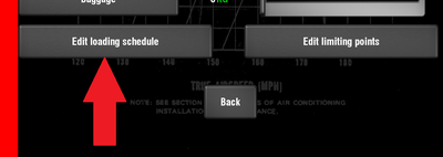 Edit loading schedule.