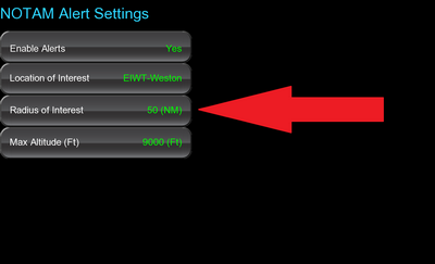 Set radius.