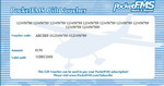 A sample PocketFMS Gift Voucher.