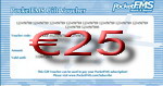 A sample PocketFMS Gift Voucher.